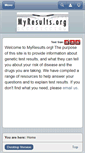 Mobile Screenshot of myresults.org